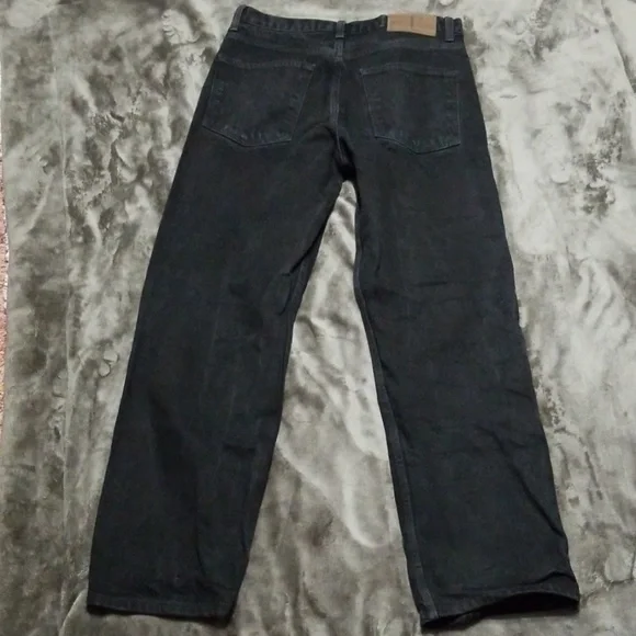 NEW TOMMY HILFIGER BLACK STRAIGHT JEANS NEW 32 30 - Picture 7 of 7
